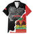 Personalized Haiti First Black Republic 1804 Family Matching Off Shoulder Maxi Dress and Hawaiian Shirt Ayiti Citadel Laferriere