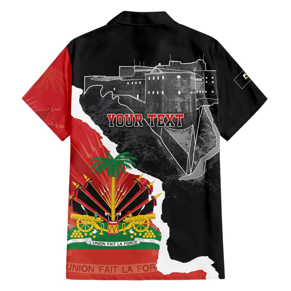 Personalized Haiti First Black Republic 1804 Family Matching Short Sleeve Bodycon Dress and Hawaiian Shirt Ayiti Citadel Laferriere