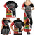 Personalized Haiti First Black Republic 1804 Family Matching Summer Maxi Dress and Hawaiian Shirt Ayiti Citadel Laferriere