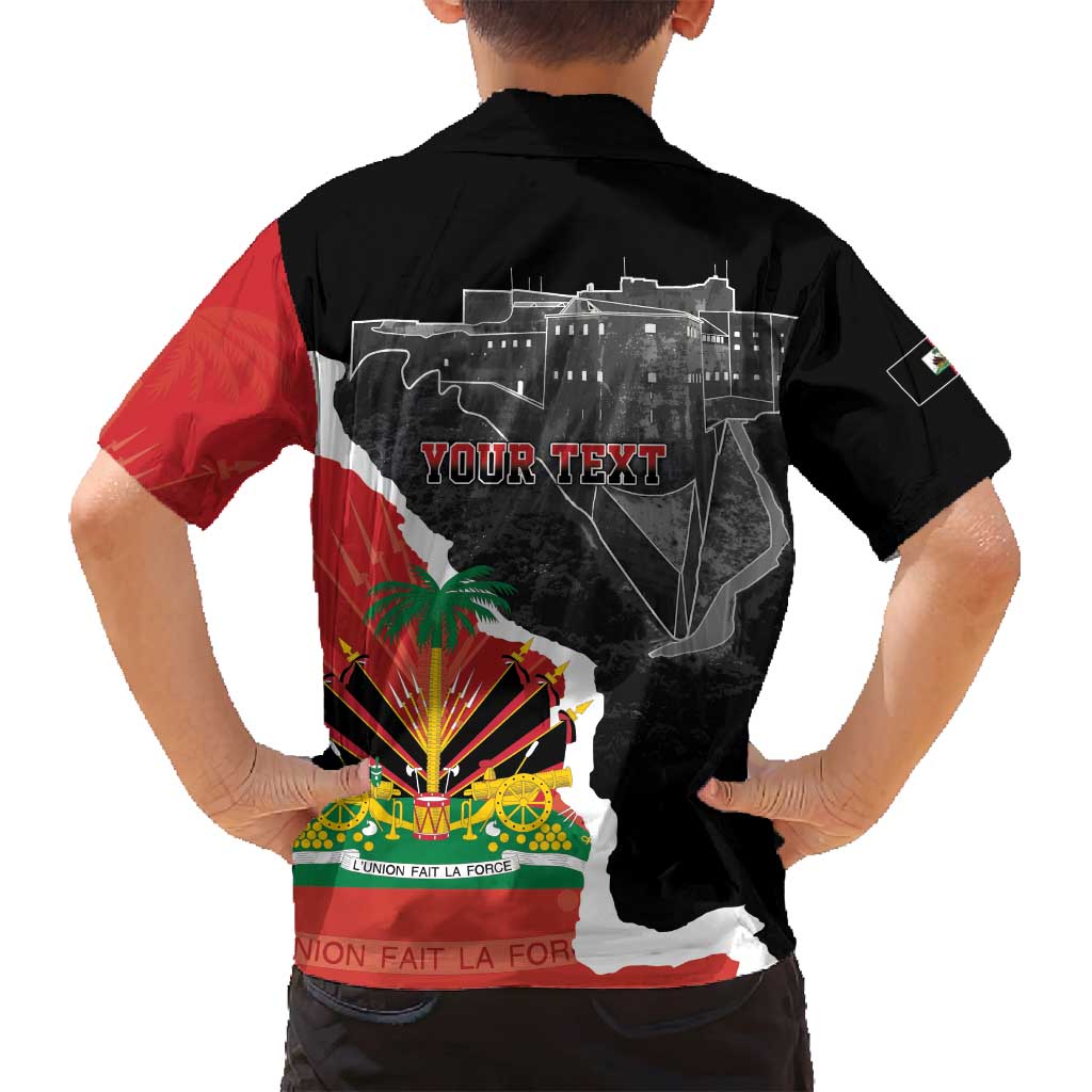 Personalized Haiti First Black Republic 1804 Family Matching Tank Maxi Dress and Hawaiian Shirt Ayiti Citadel Laferriere