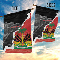 Personalized Haiti First Black Republic 1804 Garden Flag Ayiti Citadel Laferriere
