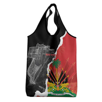 Personalized Haiti First Black Republic 1804 Grocery Bag Ayiti Citadel Laferriere