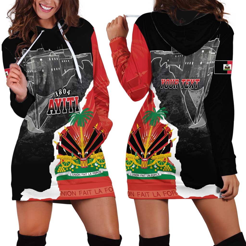 Personalized Haiti First Black Republic 1804 Hoodie Dress Ayiti Citadel Laferriere