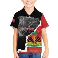 Personalized Haiti First Black Republic 1804 Kid Hawaiian Shirt Ayiti Citadel Laferriere