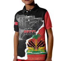 Personalized Haiti First Black Republic 1804 Kid Polo Shirt Ayiti Citadel Laferriere