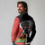 Personalized Haiti First Black Republic 1804 Long Sleeve Polo Shirt Ayiti Citadel Laferriere