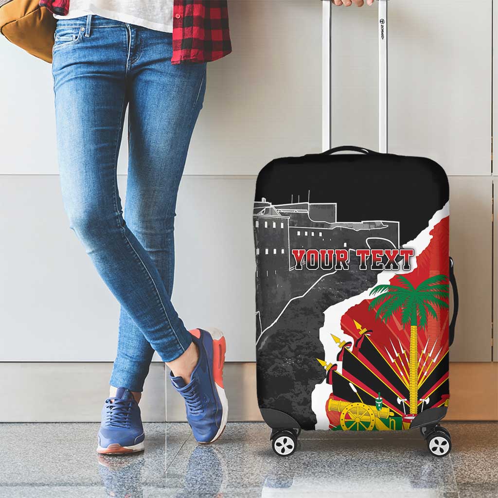 Personalized Haiti First Black Republic 1804 Luggage Cover Ayiti Citadel Laferriere