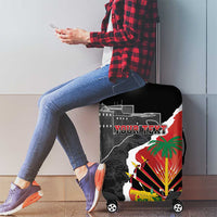 Personalized Haiti First Black Republic 1804 Luggage Cover Ayiti Citadel Laferriere