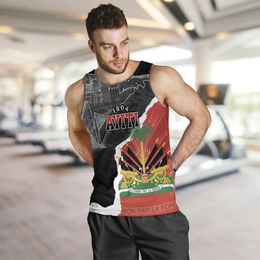 Personalized Haiti First Black Republic 1804 Men Tank Top Ayiti Citadel Laferriere