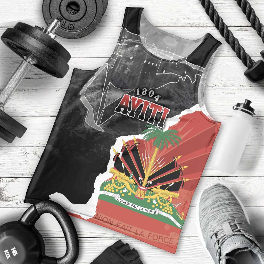 Personalized Haiti First Black Republic 1804 Men Tank Top Ayiti Citadel Laferriere