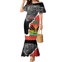 Personalized Haiti First Black Republic 1804 Mermaid Dress Ayiti Citadel Laferriere