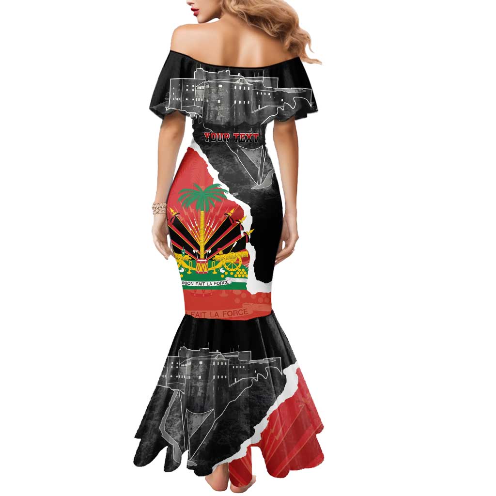 Personalized Haiti First Black Republic 1804 Mermaid Dress Ayiti Citadel Laferriere