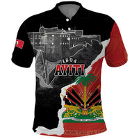 Personalized Haiti First Black Republic 1804 Polo Shirt Ayiti Citadel Laferriere