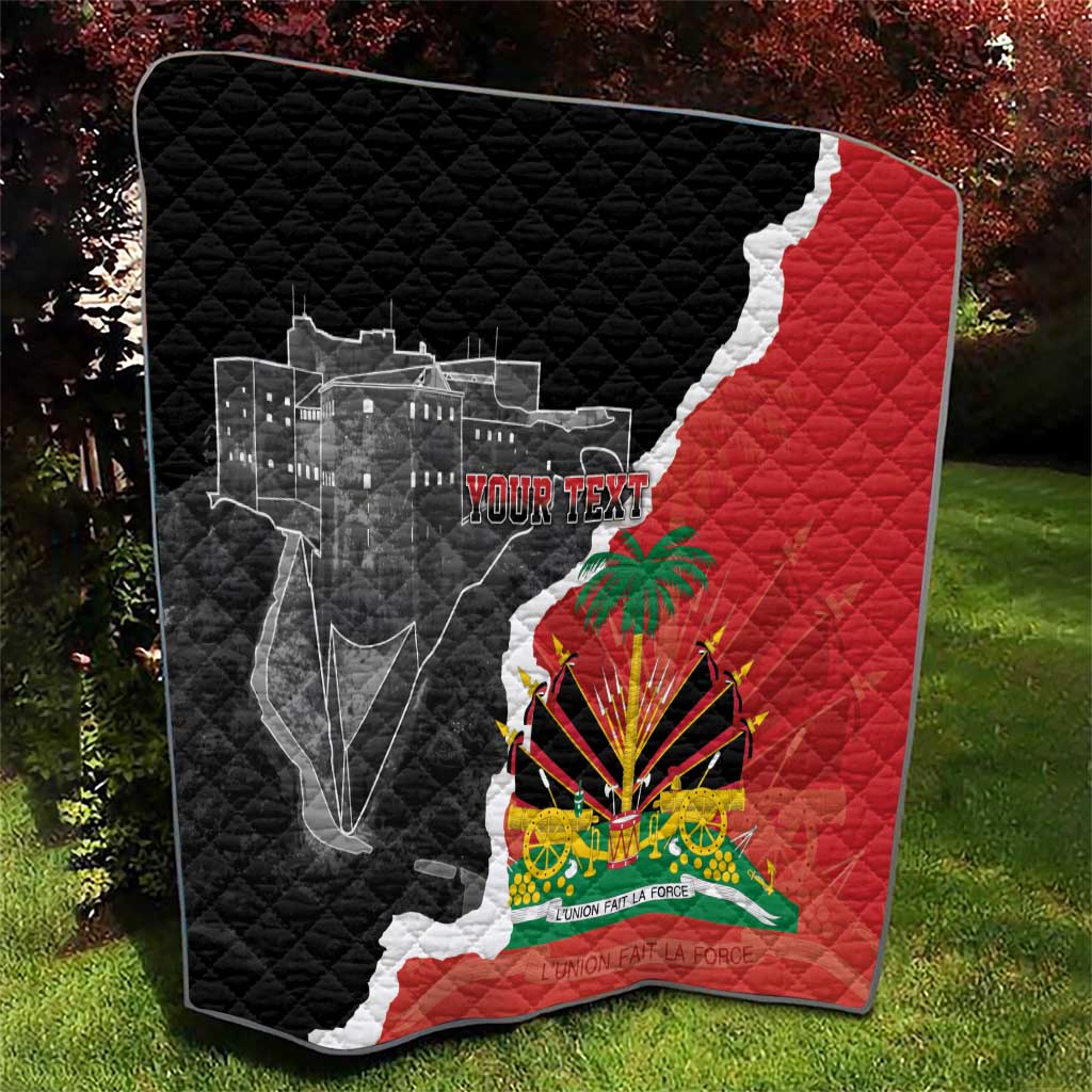 Personalized Haiti First Black Republic 1804 Quilt Ayiti Citadel Laferriere