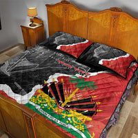 Personalized Haiti First Black Republic 1804 Quilt Bed Set Ayiti Citadel Laferriere