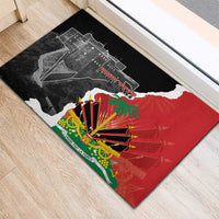 Personalized Haiti First Black Republic 1804 Rubber Doormat Ayiti Citadel Laferriere