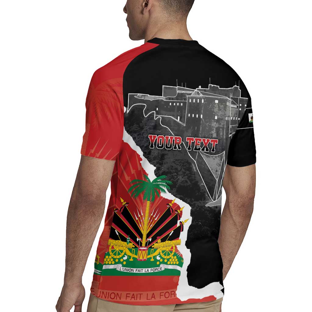 Personalized Haiti First Black Republic 1804 Rugby Jersey Ayiti Citadel Laferriere