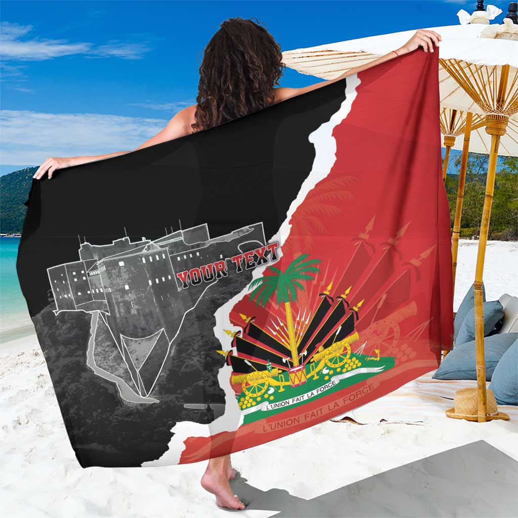 Personalized Haiti First Black Republic 1804 Sarong Ayiti Citadel Laferriere