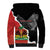 Personalized Haiti First Black Republic 1804 Sherpa Hoodie Ayiti Citadel Laferriere