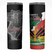 Personalized Haiti First Black Republic 1804 Skinny Tumbler Ayiti Citadel Laferriere