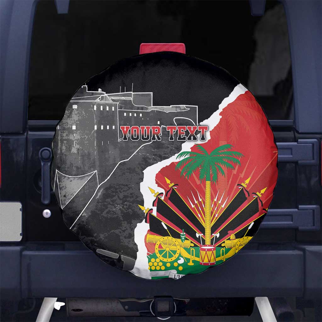 Personalized Haiti First Black Republic 1804 Spare Tire Cover Ayiti Citadel Laferriere