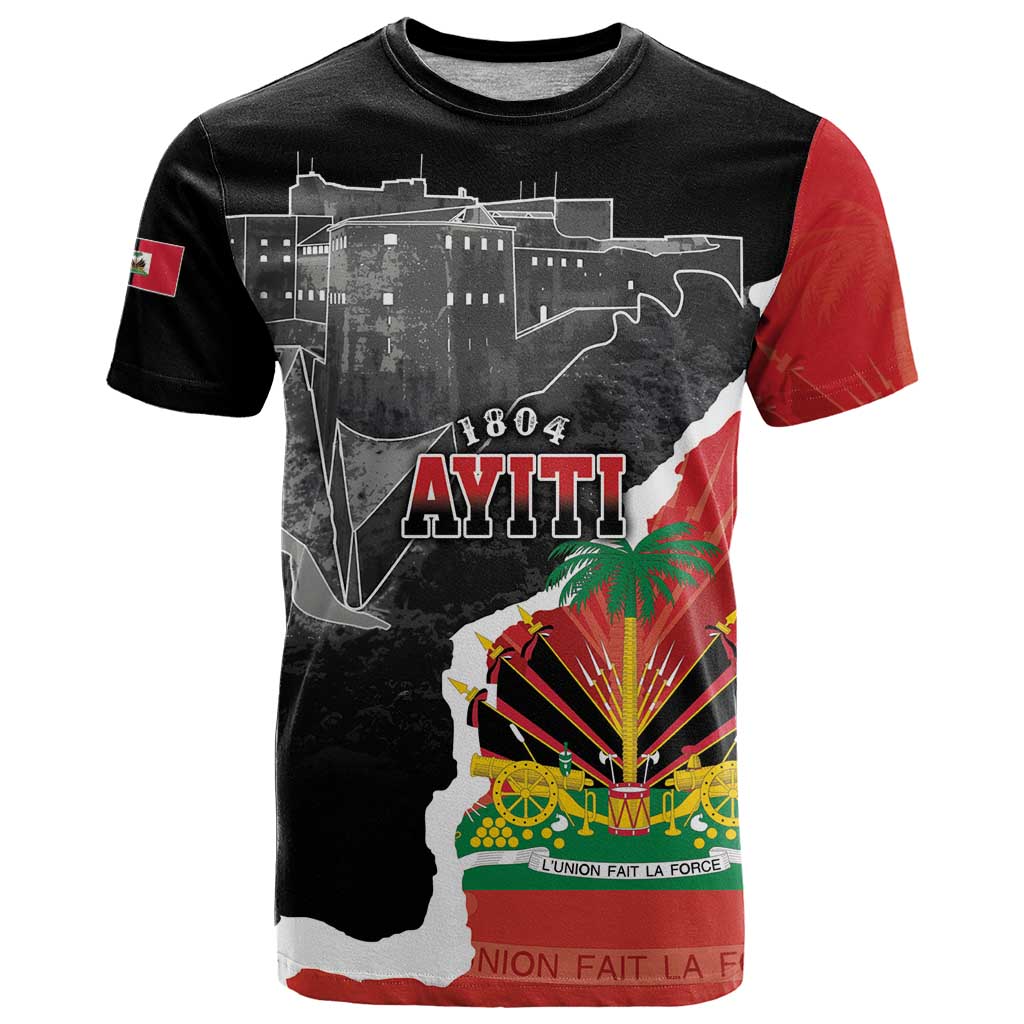 Personalized Haiti First Black Republic 1804 T Shirt Ayiti Citadel Laferriere