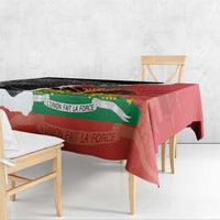 Personalized Haiti First Black Republic 1804 Tablecloth Ayiti Citadel Laferriere