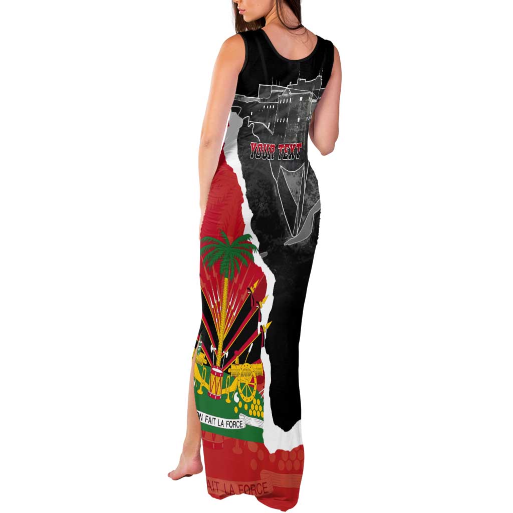 Personalized Haiti First Black Republic 1804 Tank Maxi Dress Ayiti Citadel Laferriere
