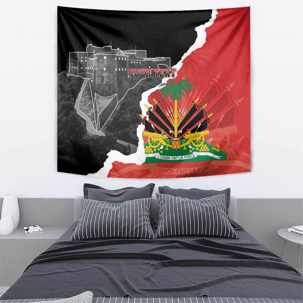 Personalized Haiti First Black Republic 1804 Tapestry Ayiti Citadel Laferriere