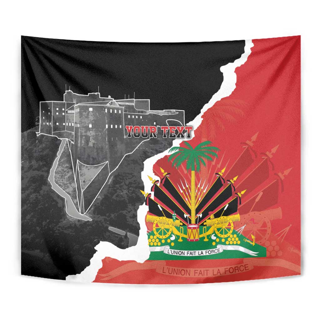Personalized Haiti First Black Republic 1804 Tapestry Ayiti Citadel Laferriere