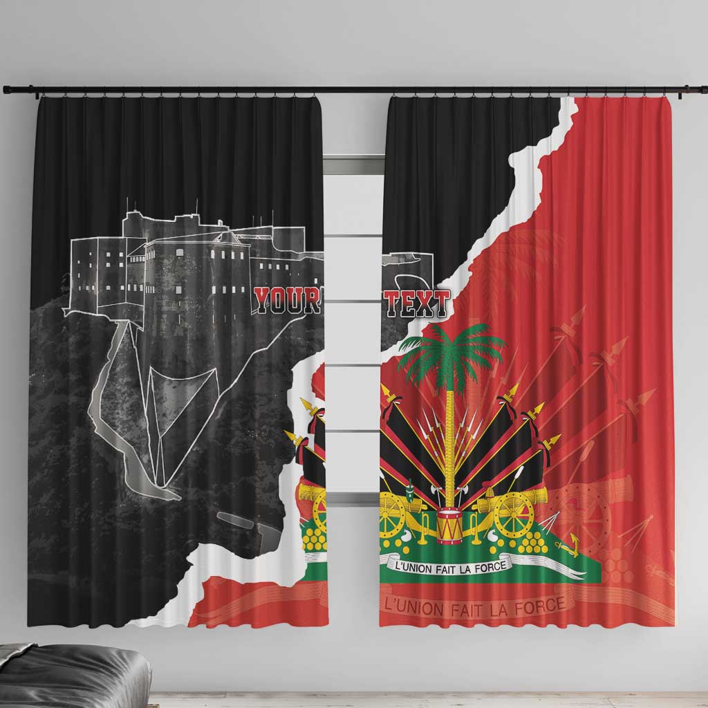 Personalized Haiti First Black Republic 1804 Window Curtain Ayiti Citadel Laferriere