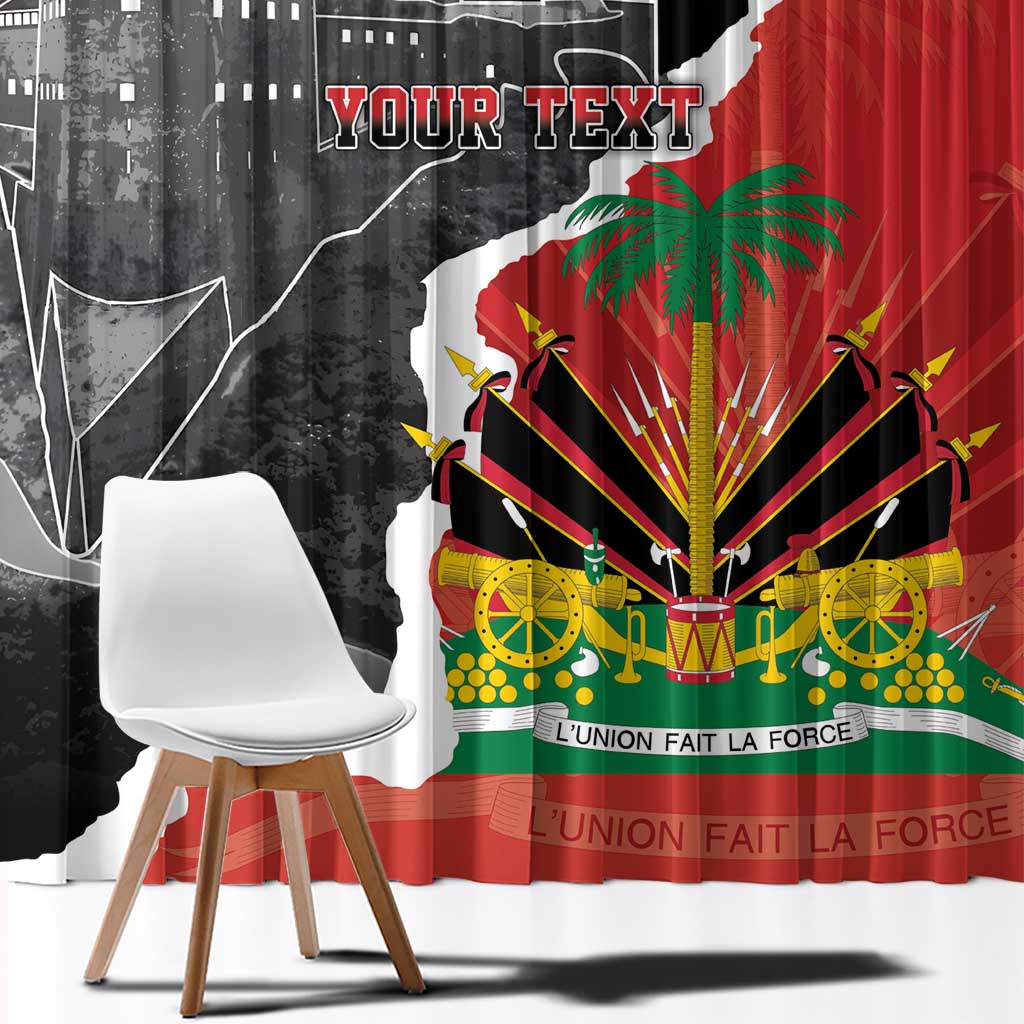 Personalized Haiti First Black Republic 1804 Window Curtain Ayiti Citadel Laferriere