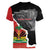 Personalized Haiti First Black Republic 1804 Women V-Neck T-Shirt Ayiti Citadel Laferriere