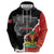 Personalized Haiti First Black Republic 1804 Zip Hoodie Ayiti Citadel Laferriere