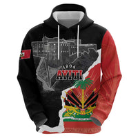 Personalized Haiti First Black Republic 1804 Zip Hoodie Ayiti Citadel Laferriere