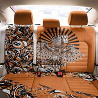 Canada Indigenous Orange Back Car Seat Cover Haida Art Thunder Bird