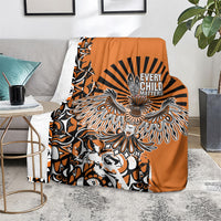 Canada Indigenous Orange Blanket Haida Art Thunder Bird