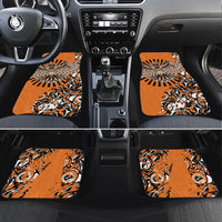 Canada Indigenous Orange Car Mats Haida Art Thunder Bird