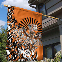 Canada Indigenous Orange Garden Flag Haida Art Thunder Bird