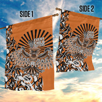 Canada Indigenous Orange Garden Flag Haida Art Thunder Bird