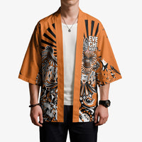 Canada Indigenous Orange Kimono Haida Art Thunder Bird