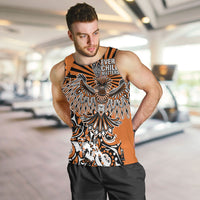 Canada Indigenous Orange Men Tank Top Haida Art Thunder Bird