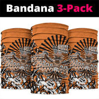 Canada Indigenous Orange Neck Gaiter Haida Art Thunder Bird