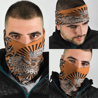 Canada Indigenous Orange Neck Gaiter Haida Art Thunder Bird
