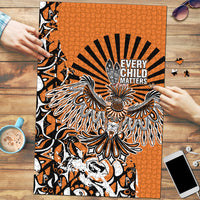 Canada Indigenous Orange Puzzle Haida Art Thunder Bird