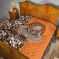 Canada Indigenous Orange Quilt Haida Art Thunder Bird