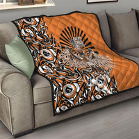 Canada Indigenous Orange Quilt Haida Art Thunder Bird