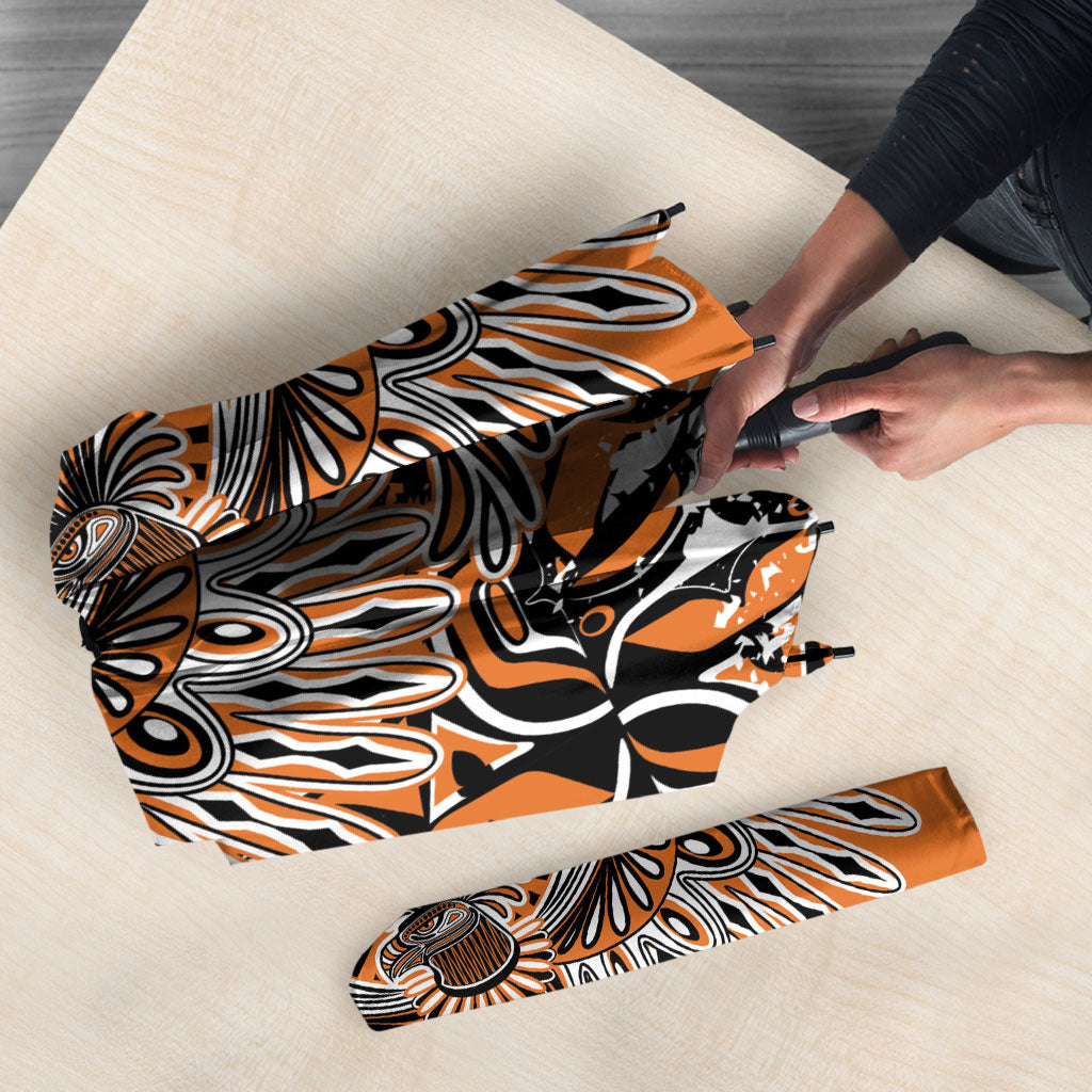 Canada Indigenous Orange Umbrella Haida Art Thunder Bird