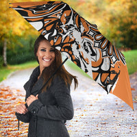 Canada Indigenous Orange Umbrella Haida Art Thunder Bird
