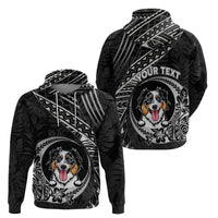 Personalised Polynesian Dog Hoodie With Australian Shepherd - Crescent Style - Wonder Print Shop
